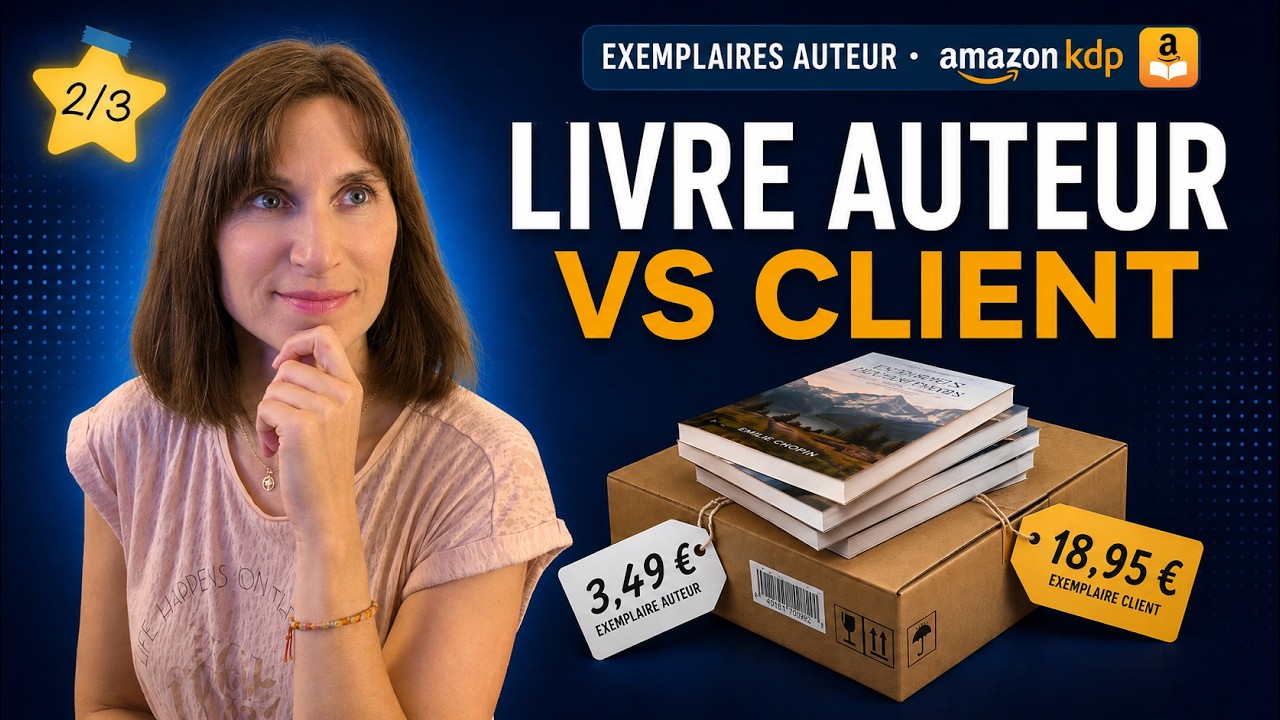 📚 2/3 Exemplaires auteur : coûts, frais et ventes