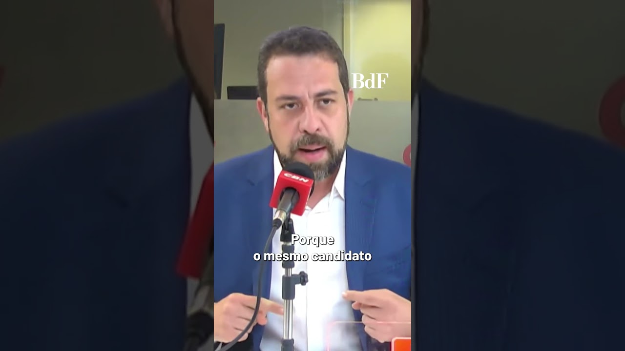 ‘Não me surpreendeu’, diz Boulos após Nunes não aparecer em 1º debate do 2º turno