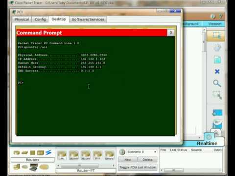 Using the IPconfig command