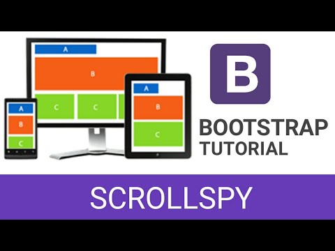 34 Bootstrap 4 ScrollSpy in Hindi | Bootstrap Tutorial in Hindi