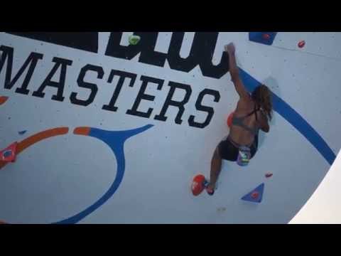 American Ninja Warrior Meagan Martin climbs at Psicobloc Masters 2016 (seeding round)