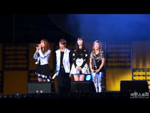 아린; 111001 TBS 행복콘서트 F(x) - 인사
