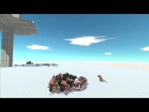 Animal Revolt Battle Simulator//50 Minotaur VS 3 Goro The Giant