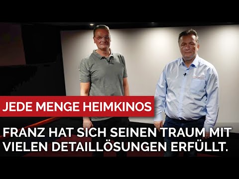 Irre: 2 Heimkinos in einem Haus -  Franz hat sich seinen Traum mit vielen Detaillösungen erfüllt.