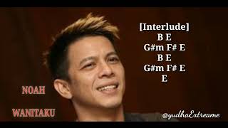 Download lagu NOAH WANITAKU | VIDEO LIRIK CHORD mp3