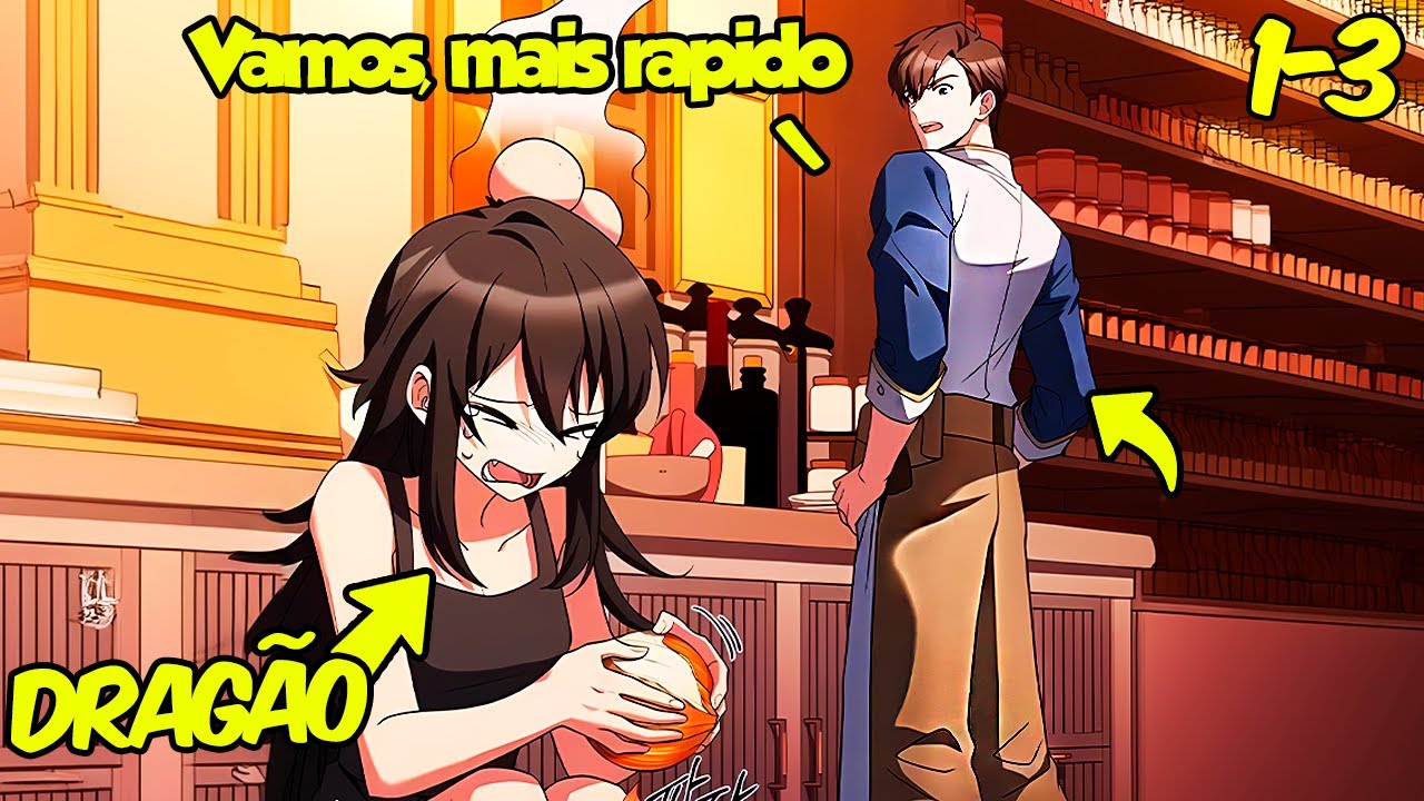 ARQUIMAGO contrata um DRAGÃO para seu RESTAURANTE em OUTRO MUNDO! | Manhwa Recap