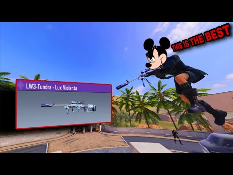 Using The Best EPIC LW3-TUNDRA Skin In CODM (Mickey Mouse Voice)