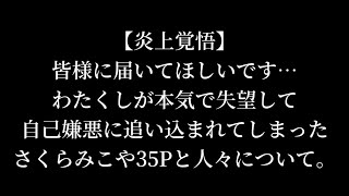 【炎上覚悟】皆様に届いてほしいです…わたくしが本気で失望して自己嫌悪に追い込まれてしまったさくらみこや35Pと人々について。