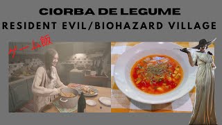 ゲーム飯 「バイオハザードヴィレッジ」チヨルバ デ レギューム/ Resident Evil Village, Ciorba de legume