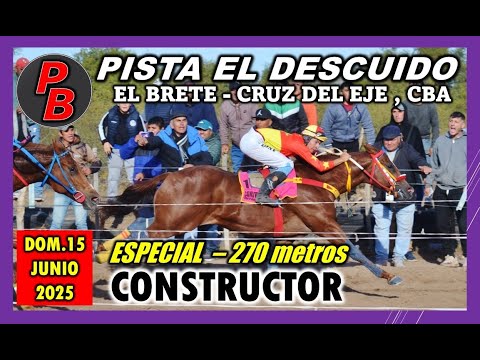 CONSTRUCTOR: PISTA EL DESCUIDO DE EL BRETE, CRUZ DEL EJE (15-06-2025)