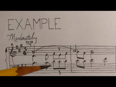 How to Write Music Notation with a Pencil
