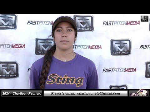 2024 Charileen Pauneto 4.0 GPA - Athletic Catcher & 3rd Base Softball Skills Video - San Jose Sting