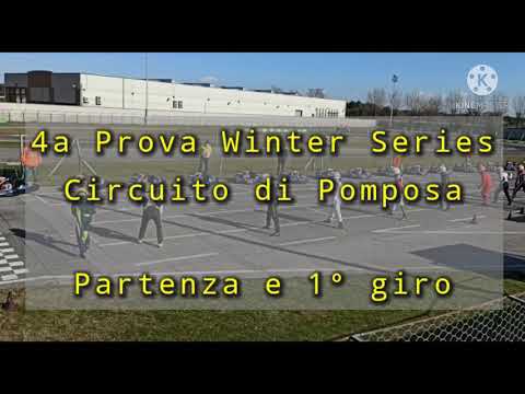 Winter Series 20/21 - 4a Prova Circuito di Pomposa Cat Ama - Partenza e 1° Giro