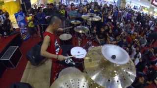 Ikmal Tobing - solo drums at Palur Plasa Solo