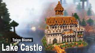 Minecraft: How to build a Medieval Lake Castle | Tutorial