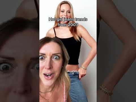 Hot girl jeans trends from 2003