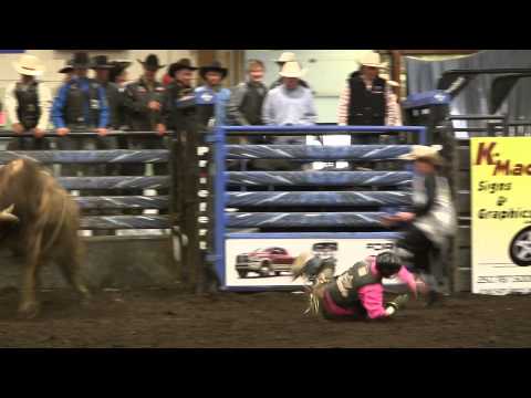 Jake Wilson vs. Armstrong's 715 Bottoms Up. Fort St. John, BC PBR '13