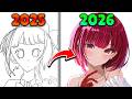 How I Taught Myself To Draw In 1 Year No Experience