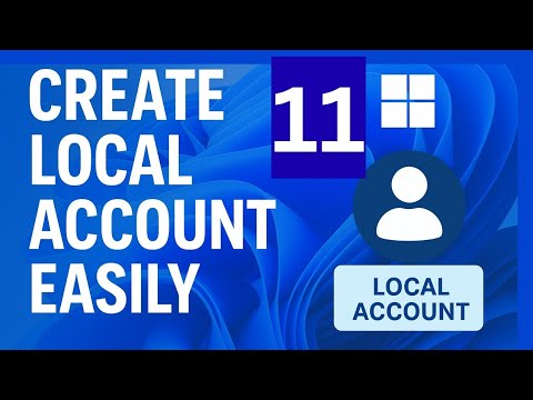 Create local account in windows 11 easily After install OS