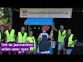 Ook de jaarmarkten willen weer open, demonstratie in Nijmegen