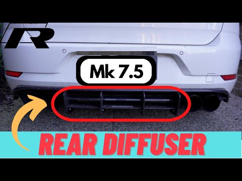Golf R Mk 7.5 Maxton Rear Diffuser Install