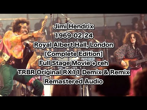 Jimi Hendrix 1969-02-24 RAH, London [Full Stage Movie] TRBR Demix & Remix Audio #rock #live
