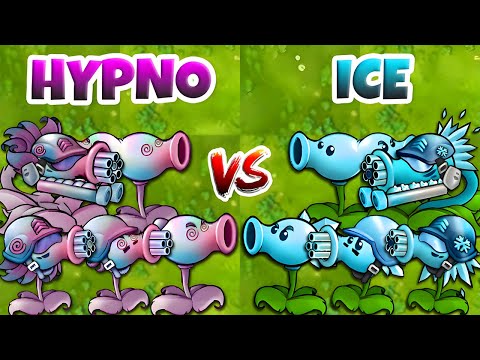 PVZ 1 Fusion 3.0 Challenge - Team HYPNO vs ICE Plants Fusion Vs Obsidian Gargantuar - Who Will Win?