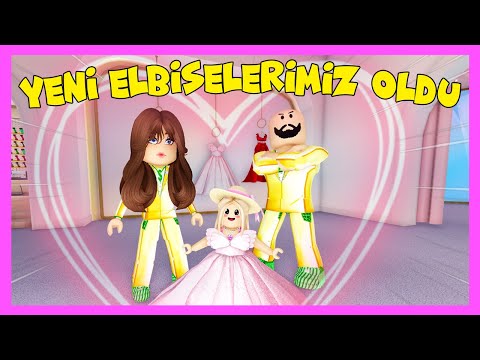 ZENGİN BABAM BİZE YENİ GÜZEL ELBİSELER ALDI 🥰 ROBLOX KÜBRA NİSA HAN KANAL
