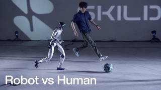 This robot learned football by playing itself for 140 years