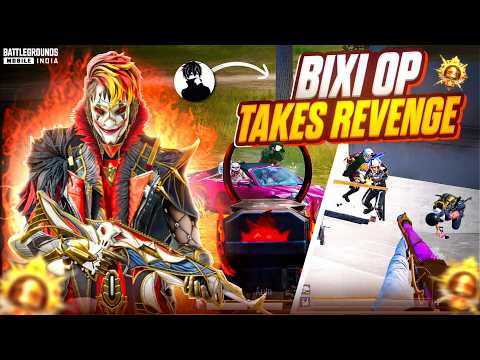 Bixi OP Takes Revenge in Conqueror Lobby 🔥 Intense Solo vs Squad Rank Push Lobby Gameplay | BGMI