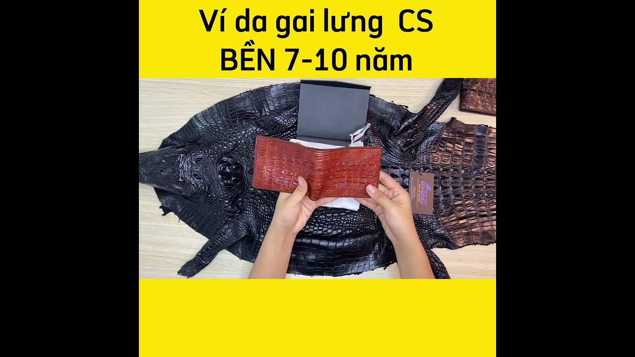 Ví Da Cá Sấu Vây Đuôi Cá Nhỏ VS101ND