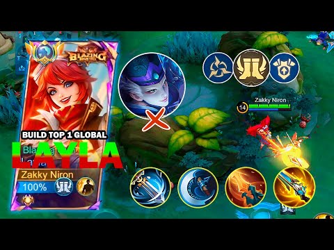 PRO LAYLA BRUTAL HACK DAMAGE BUILD 2025 IS BACK🔥😱LAYLA BEST BUILD 2025 - MLBB