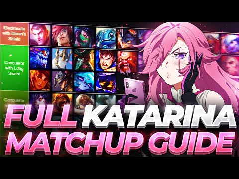 FULL KATARINA MATCHUP, RUNES AND STARTING ITEM GUIDE FOR SEASON 13