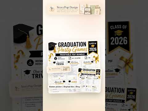 Graduation party game picker YouTube Short thumbnail