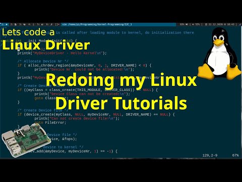 Let's code a Linux Driver - I am redoing my series
