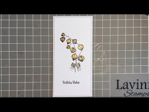 Chinese Lanterns with Liquid Pearls by Jo Rice - A Lavinia Stamps Tutorial