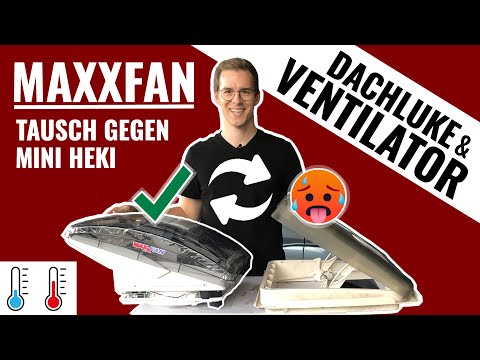 Maxxfan Deluxe - Trappe de toit en verre transparent teinté - 40 x 40 cm -  Avec ventilateur : : Auto et Moto