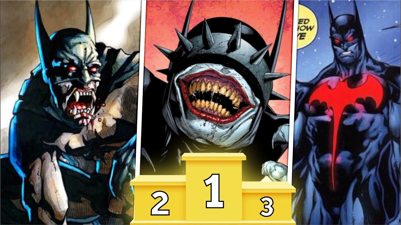 Todos os BATMANs Ordenados por NÍVEL DE PODER