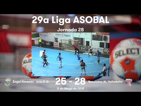 LIGA ASOBAL J28: Ángel Ximénez - Avia P. G. - Recoletas At. Valladolid 25-28