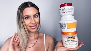 Trying out different HAIR MASKS | Fanola/L'Oreal/Cantu