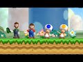 New Super Mario Bros Wii All Course Clear Animations
