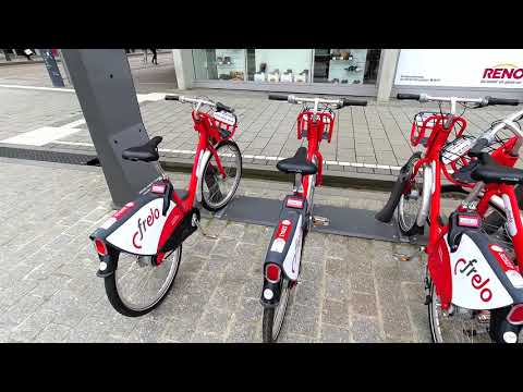 FRELO Freiburg Fahrradverleih Fahrrad nextbike Europaplatz Neujahr 2021 Osmo Action 1080p30