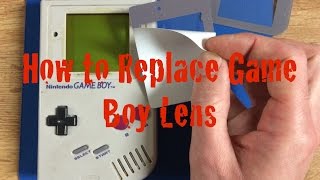 How to Change a Scratched Game Boy Screen.