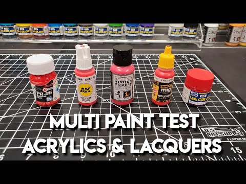 Testing New Model Paints - AK 3rd Gen, Ammo by Mig, Mission Models, Mr. Color