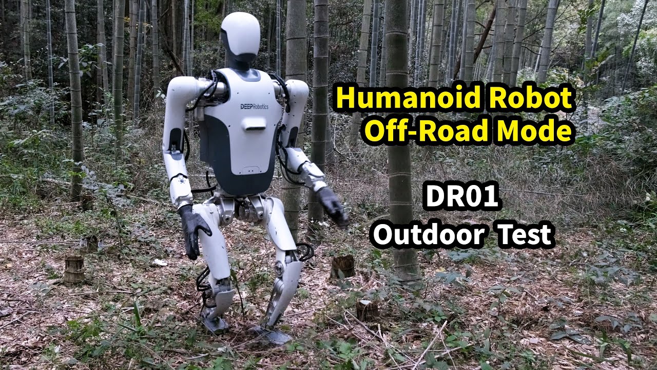 DR01 Humanoid Robot Outdoor Test