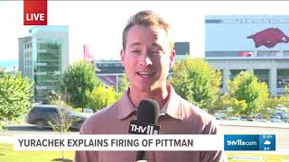THV11 | Live Report of Sam Pittman Fired From Sept. 29, 2025