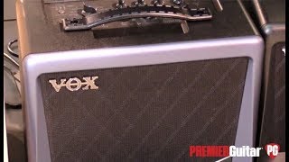 Video thumbnail for NAMM '19 - Vox Amplification VX50GTV & VX15 GT Demos by Premier Guitar