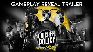 Chicken Police: Into the Hive! gameplay reveal teaser