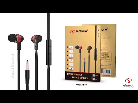 SIGMA Universal S9 Handsfree Dynamic High Base with Loud Sound
