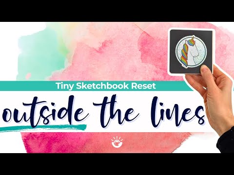 Structured Chaos: Abstract Watercolor Play (Tiny Sketchbook Reset Day 5)